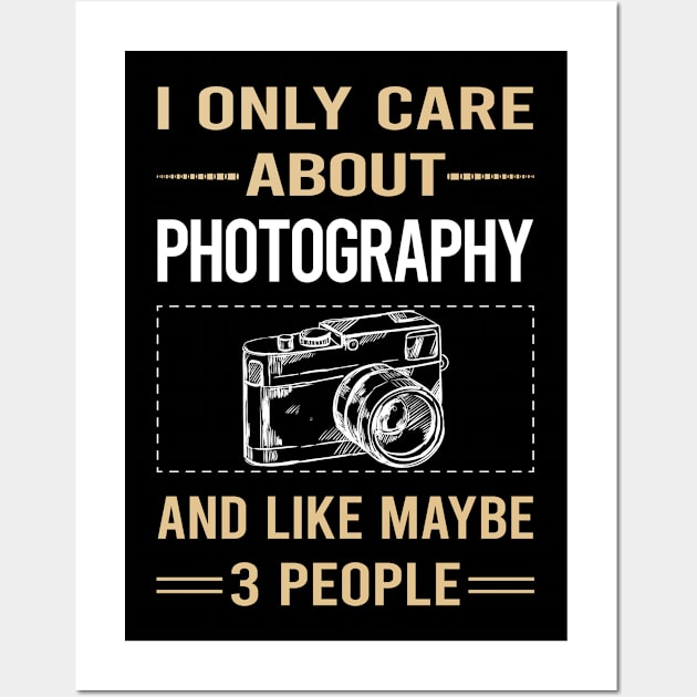 Funny 3 People Photography Photographer Camera Wall Art by symptomovertake